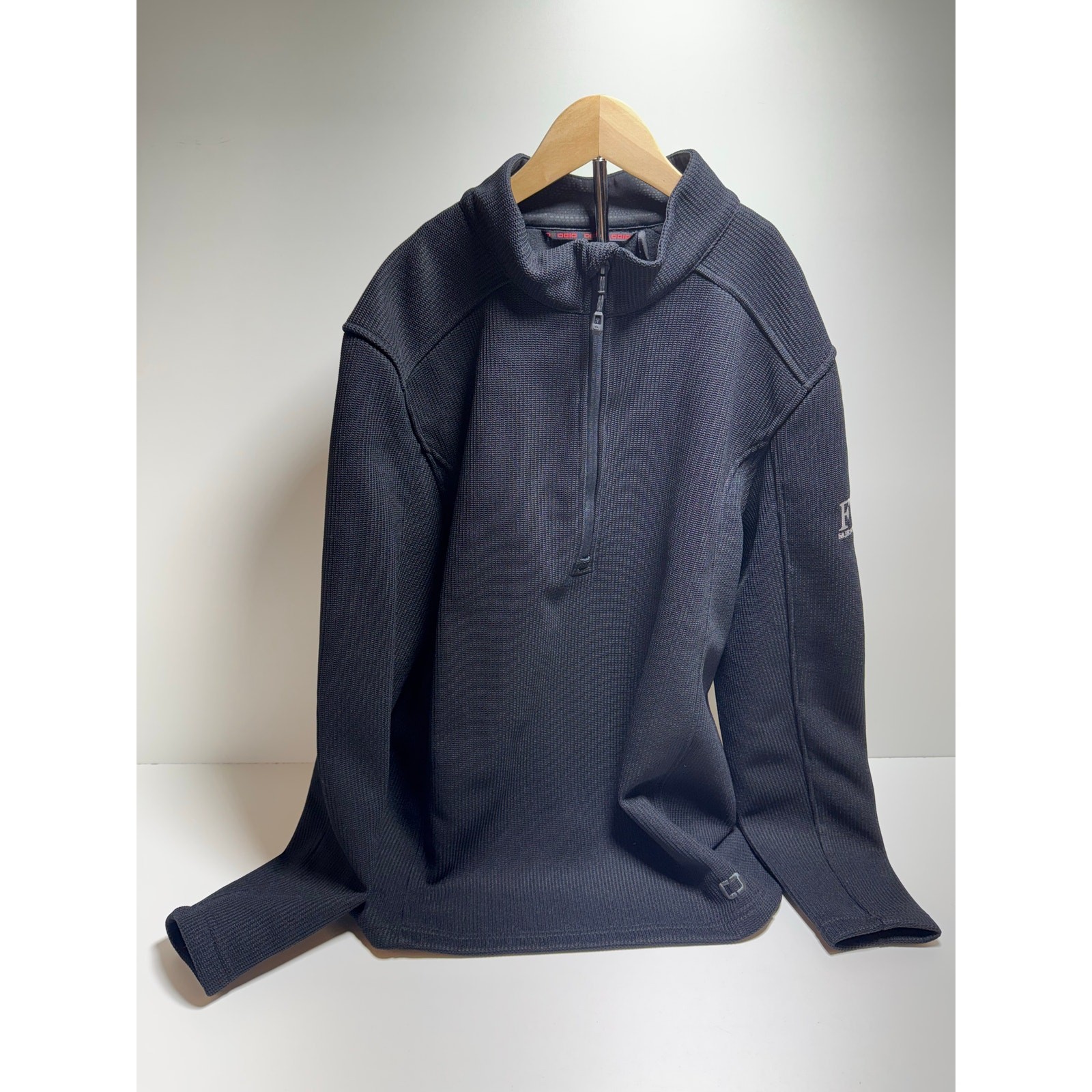 Ogio XL Black 1/2 Zip Black Pullover Sz XL Mock Neck Long Sleeve Gorpcore