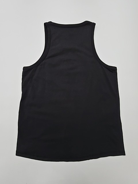 Jack & Jones Mens Tank Top Black Size L Core Graphic Crew Neck