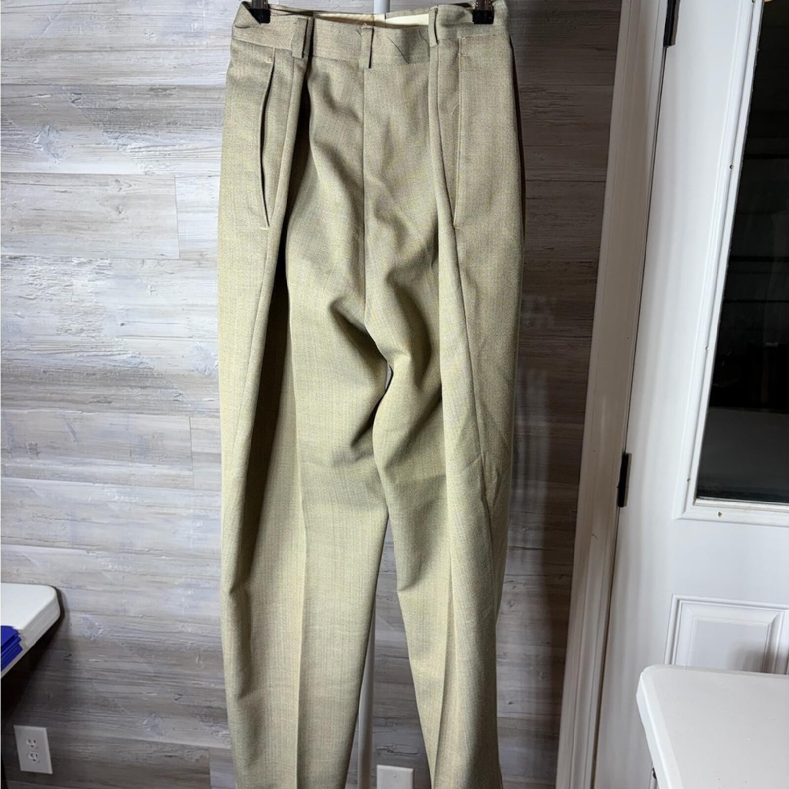 Men’s Beige Dress Pants – Classic Fit 1166