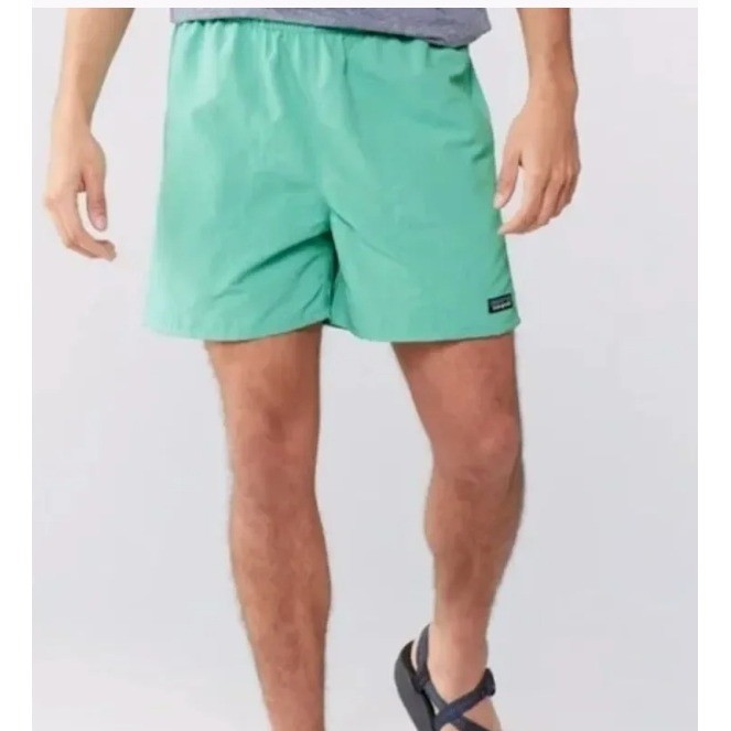 Patagonia Baggies Shorts Mens XXL Teal 5 Inch Inseam Recycled Nylon NetPlus