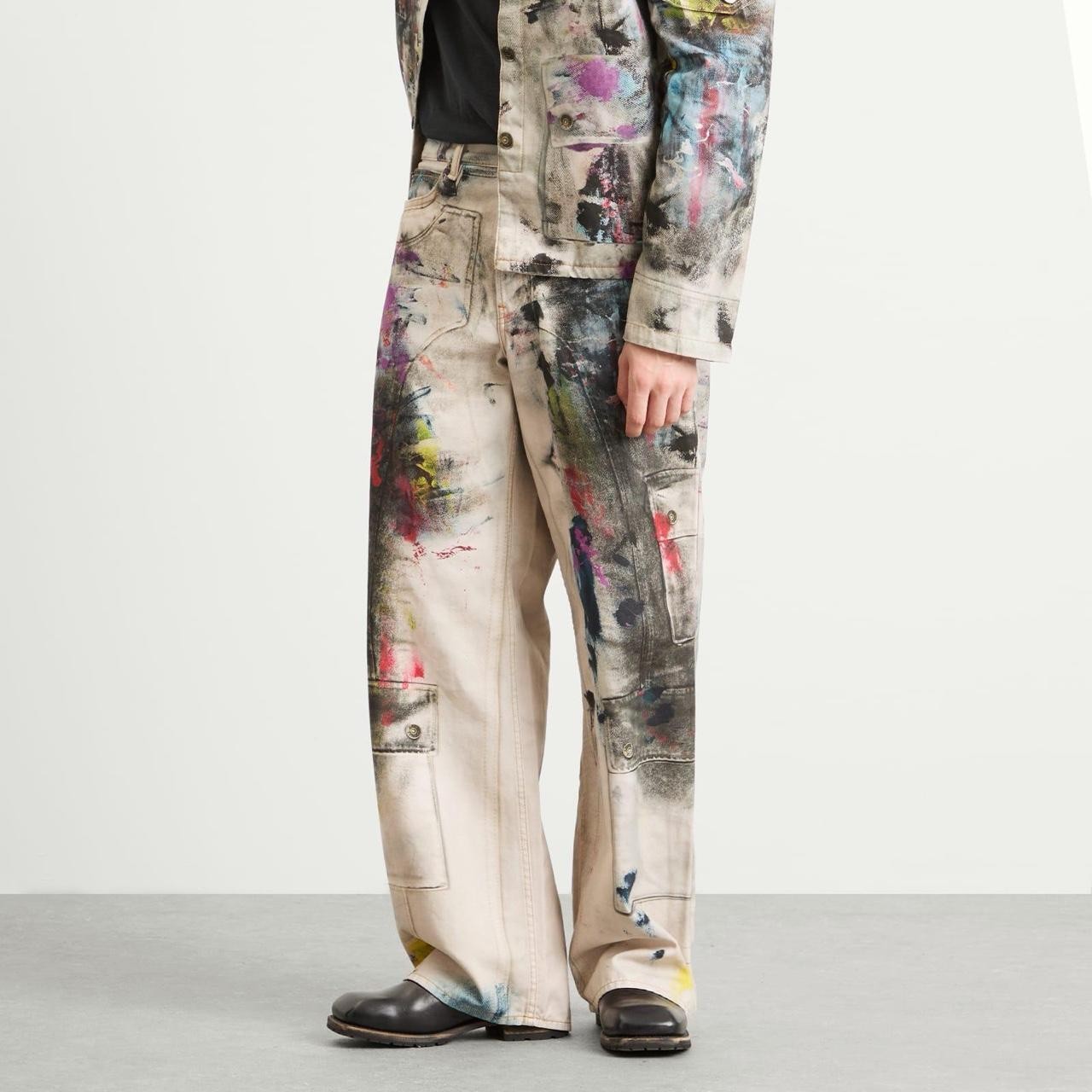 Acne Studios 1981 Painter Printed Decorator Jeans