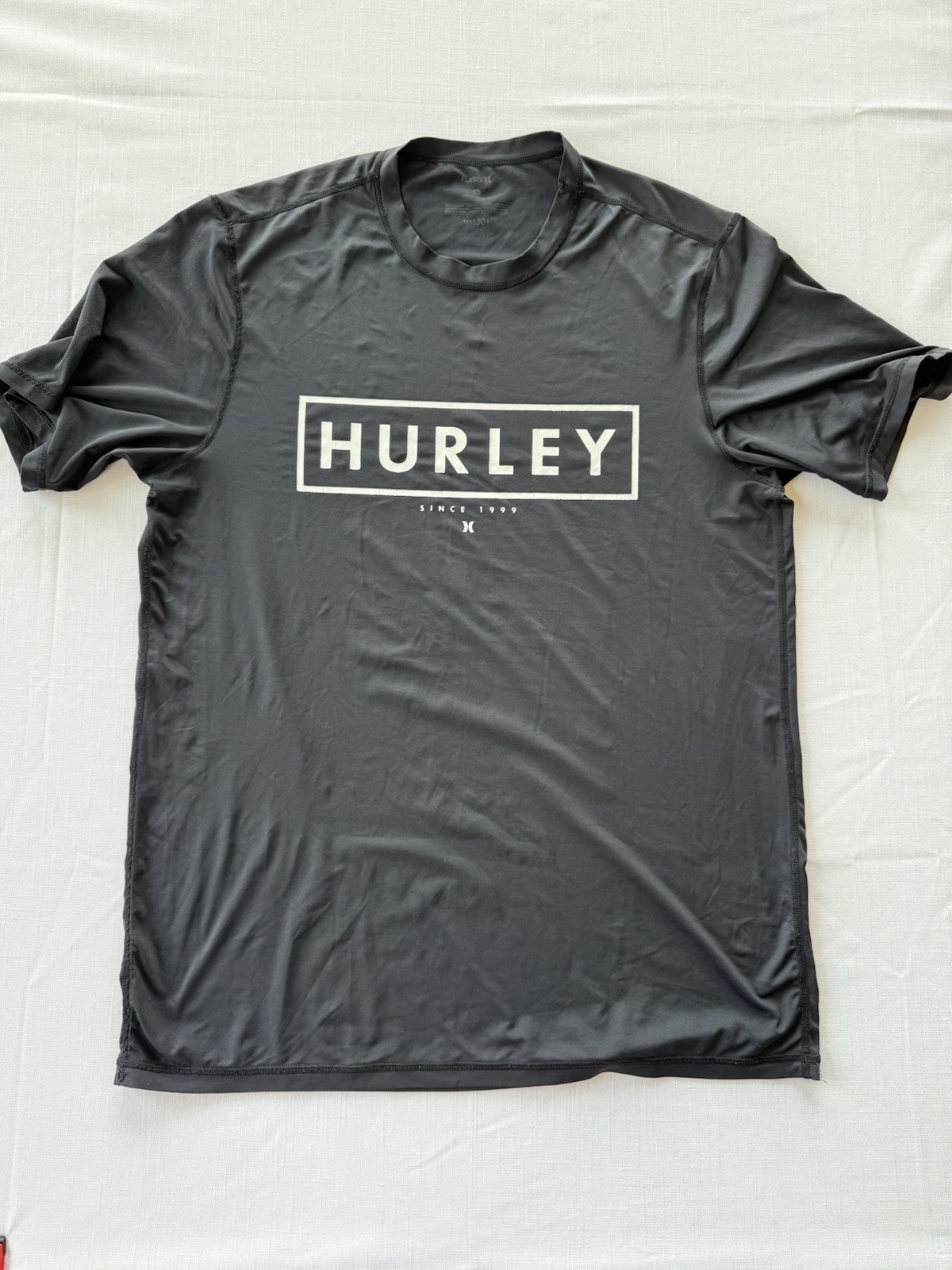Black Hurley UPF 50+ T-shirt