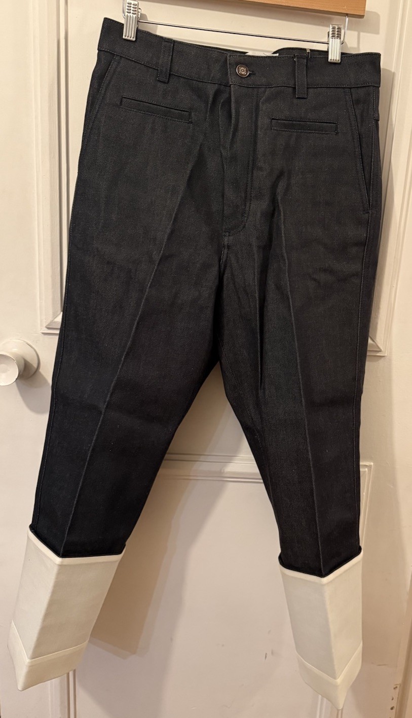Loewe Fisherman Jeans SS15 First Edition In Dark Navy Size 38