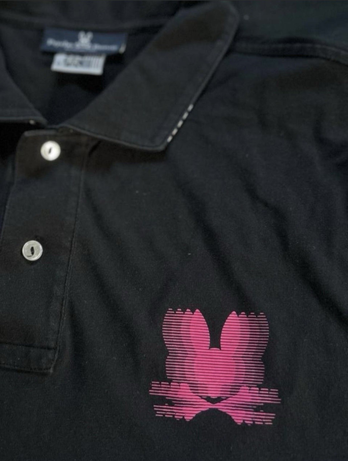 Psycho Bunny with Pink Logo