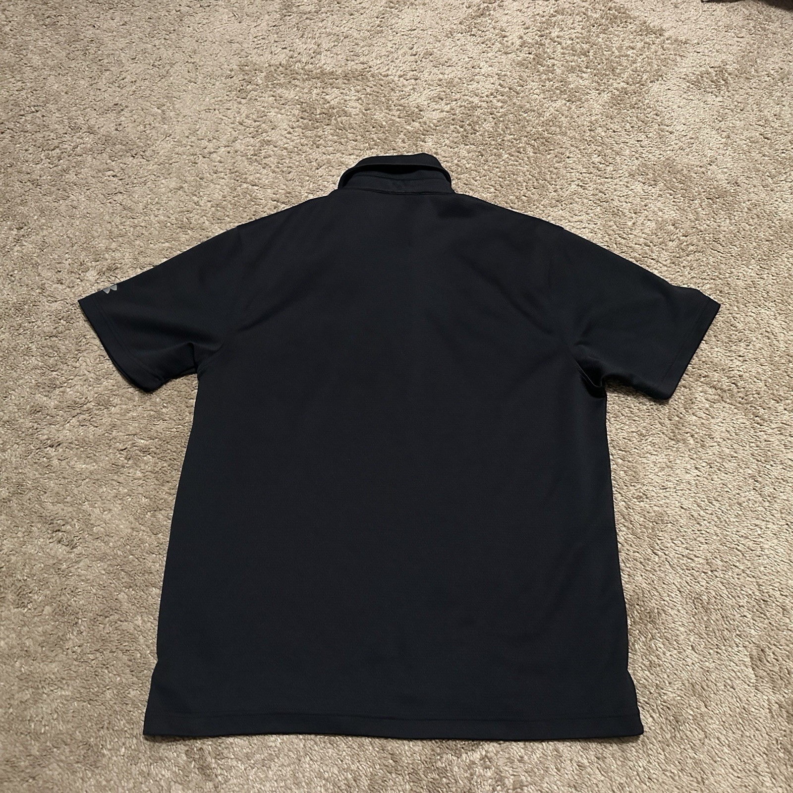 UCF Knights Polo Shirt Mens Large Under Armour Team Issued Performance Black