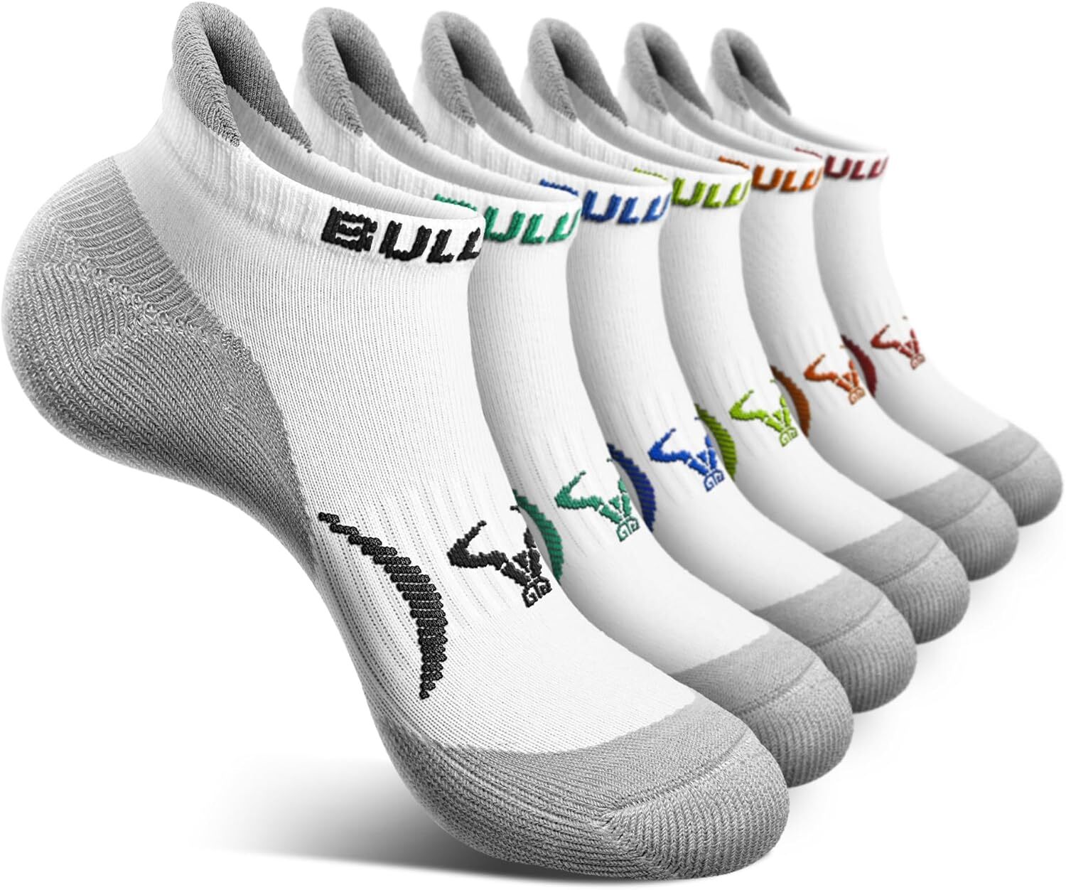 Men’s Athletic Running Ankle Socks Breathable Moisture Wicking Cushioned Arch