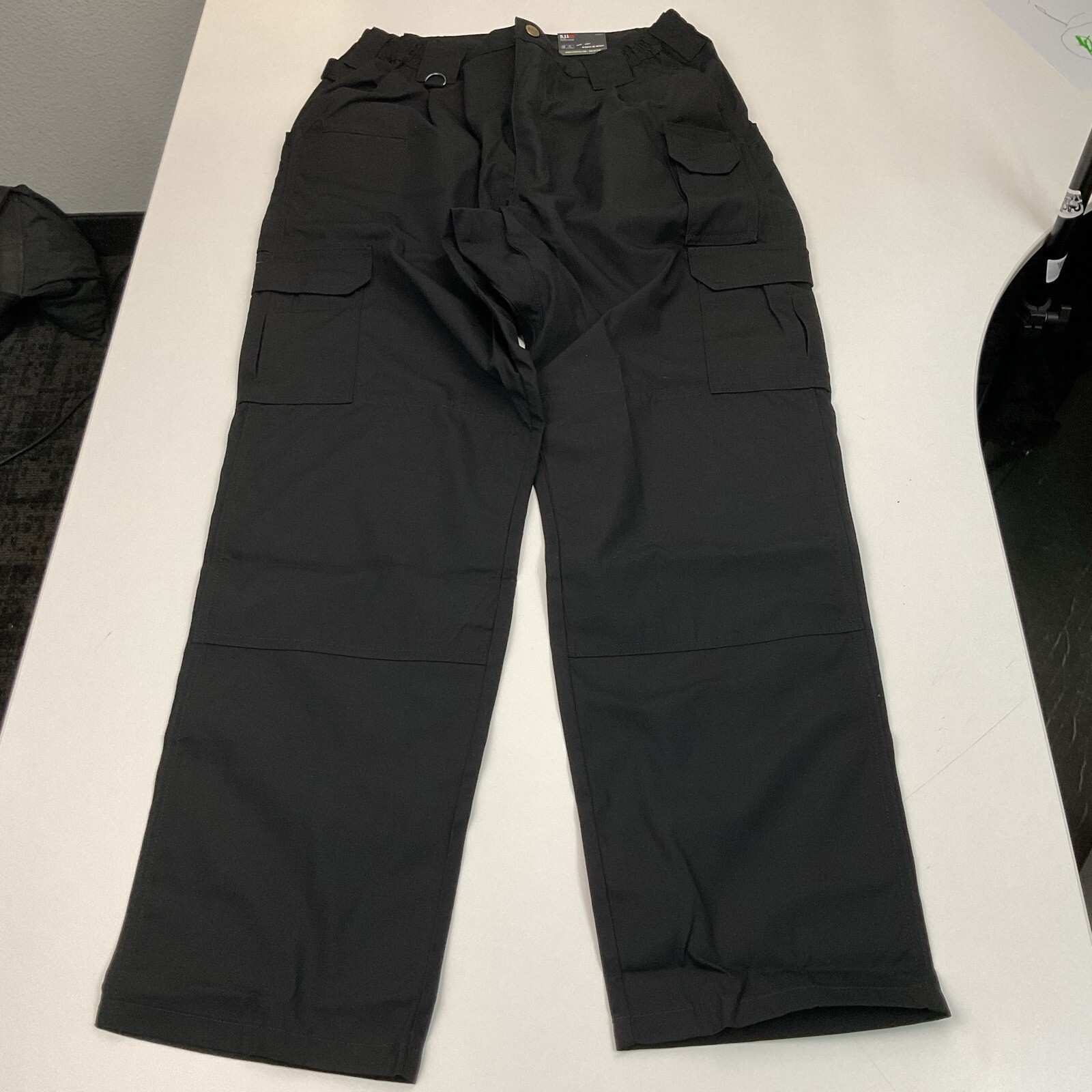74273 5.11 Tactical Mens Regular Fit Taclite Pro Ripstop Cargo Pants 34×32 Black