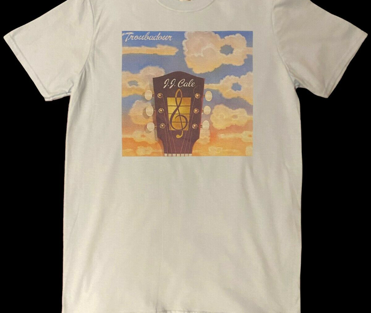 J. J. Cale Troubadour Short Sleeve White All Size Men Women Classic Shirt
