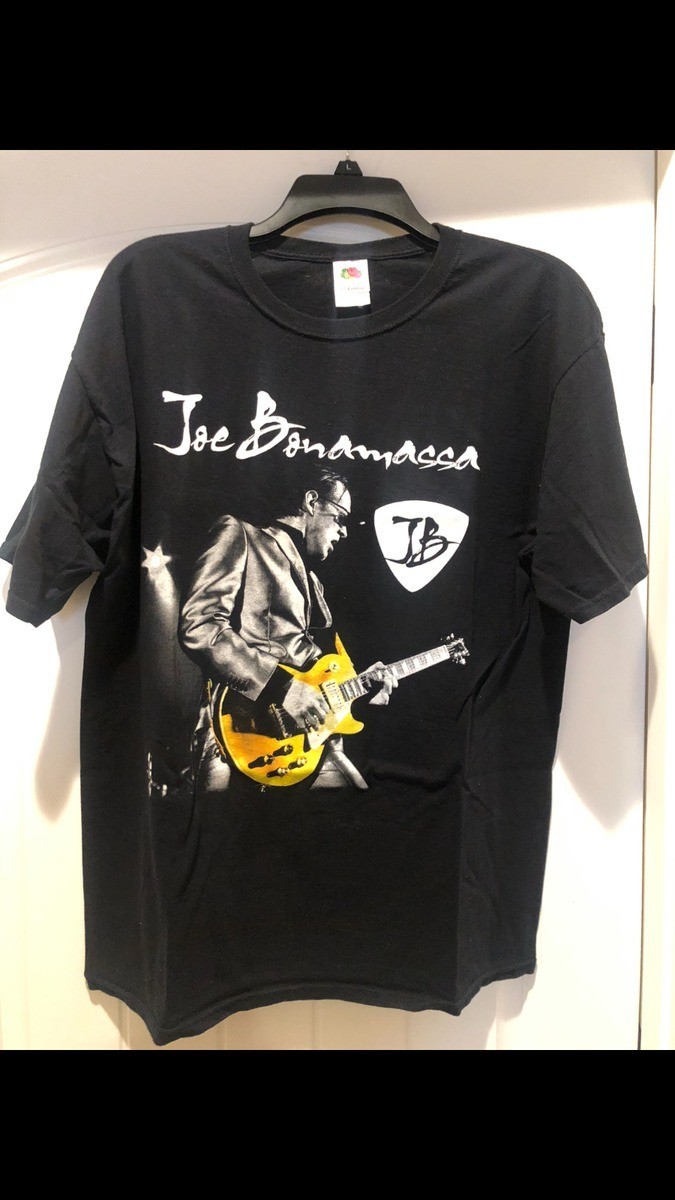 Collection Joe Bonamassa Logo 100% Cotton Black S to 5XL Concert Shirt CK300