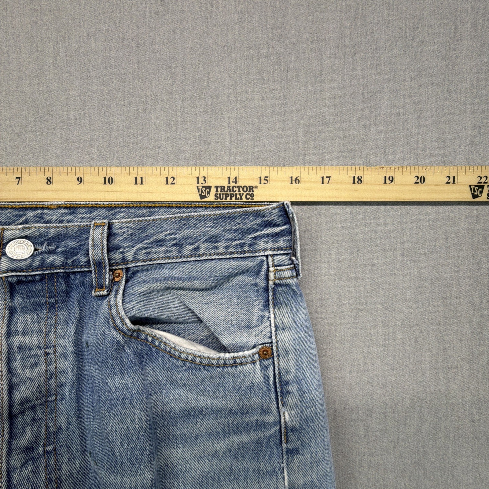 Levis 501 Light Faded Distressed Jeans Fit 31×30 Made In Turkey