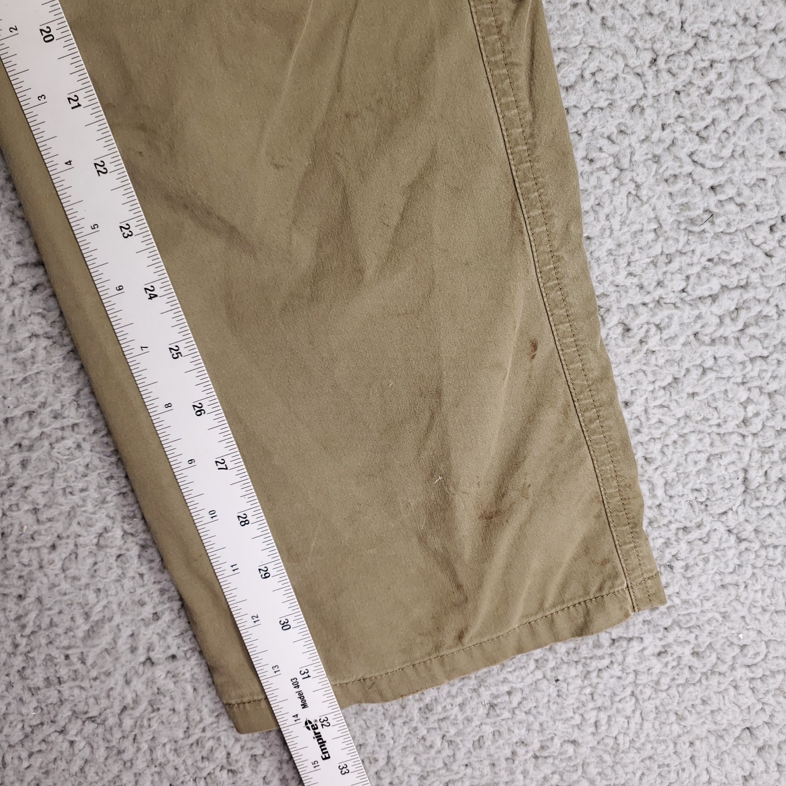 Thrashed KÜHL REVOLVR Pants Men’s 30(Fit31)x32 Green ÜBERKÜHL Hole & Patch