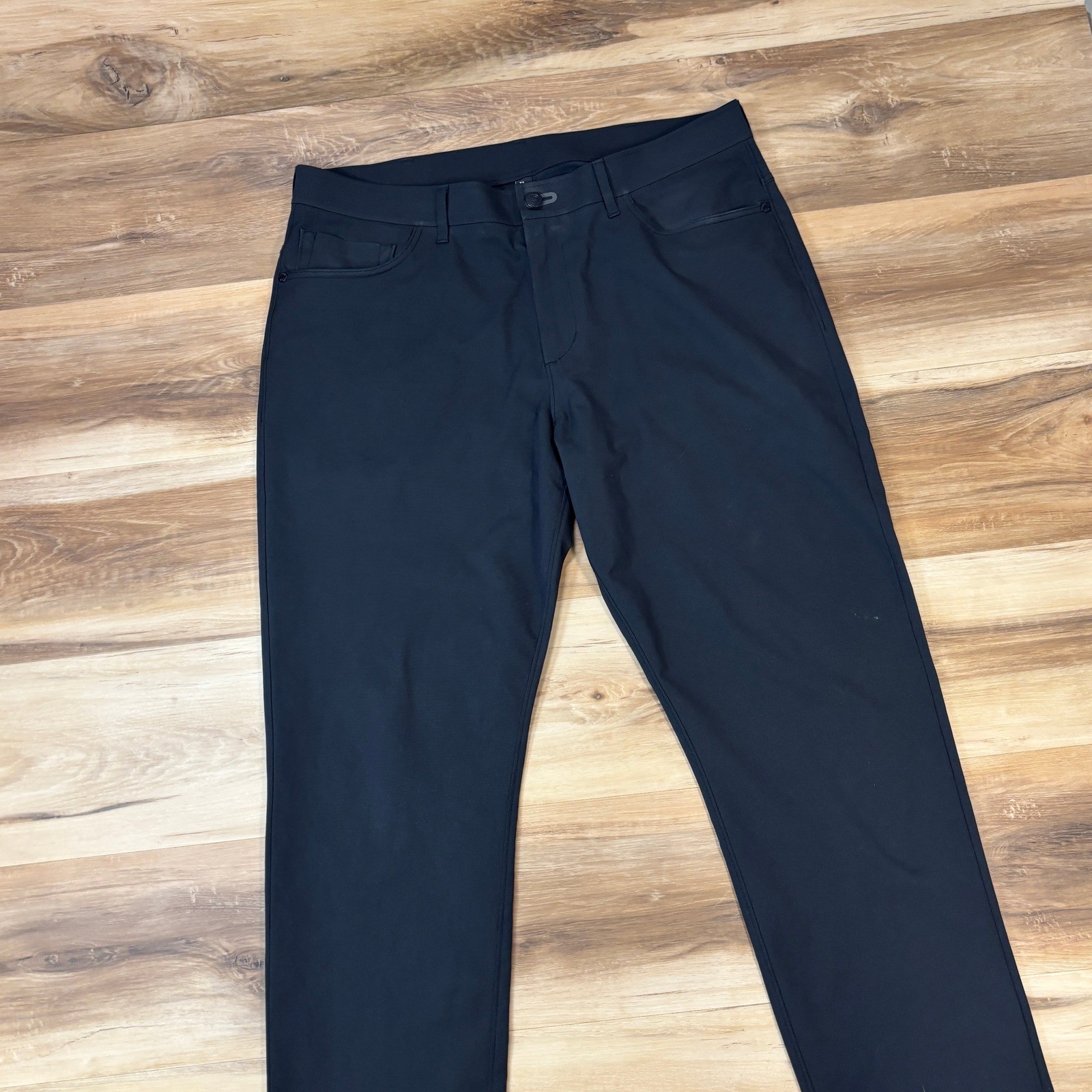 Public Rec Work to Play Pants Mens 34/30 Minimalist Polyester Straight Black