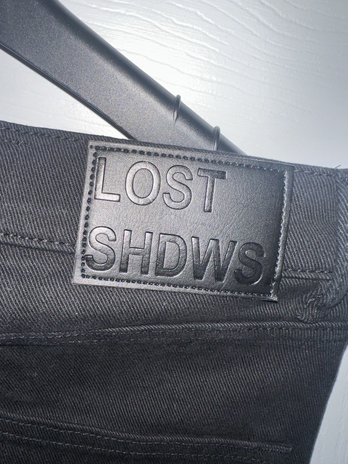 Lost Shdws Denim Pant Black/Red Sizes 30-32-34-36