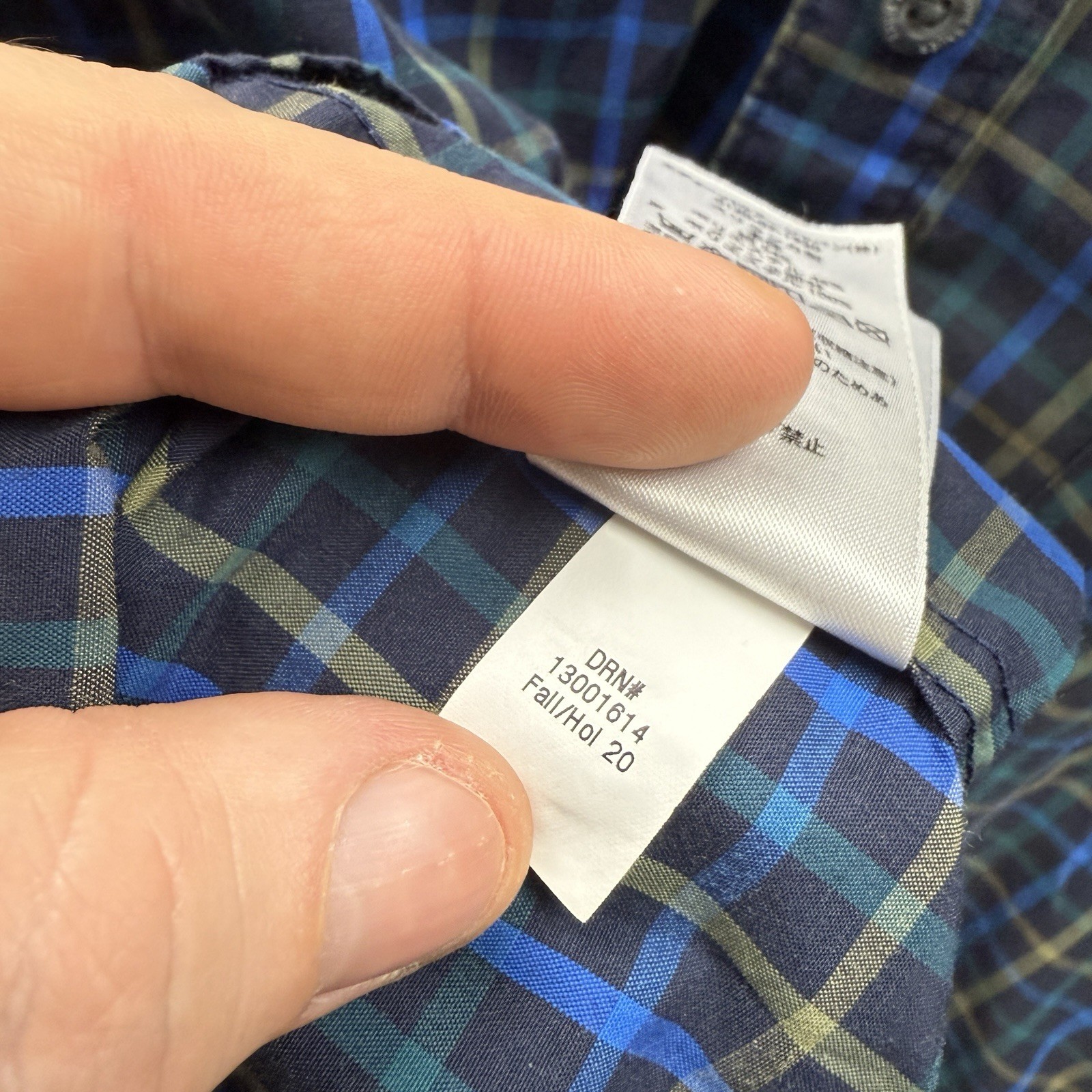 Eddie Bauer Shirt Adult Multicolor Plaid Travex Classic Fit Performance Stretch