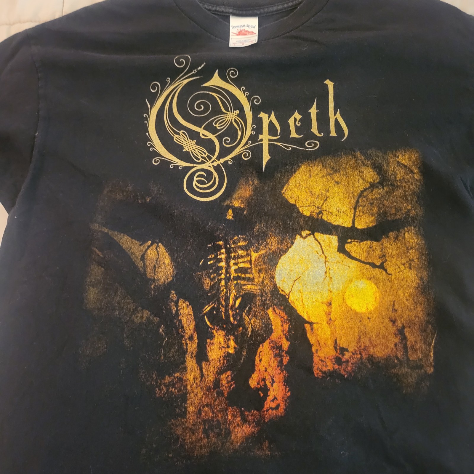 Vintage OPETH Ghost Reveries Band T-Shirt Mens Size L Black