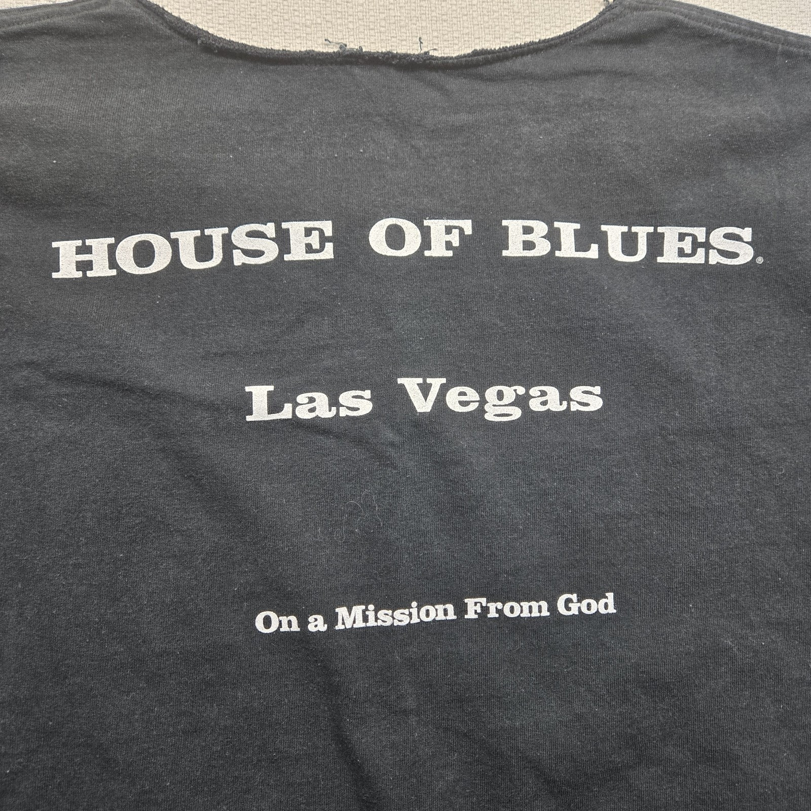 Vintage Blues Brothers House of Blues Las Vegas Shirt No Sleeves No Tags XXL