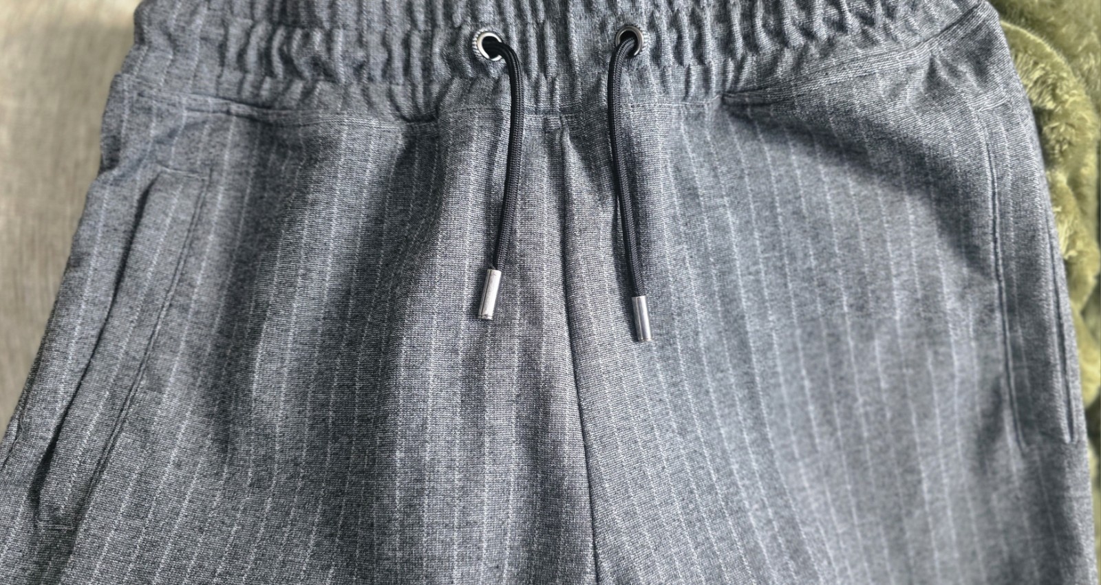 Mens Alfani Pinstrip Casual Pants Size M Comfort With A Casual Versatile Look