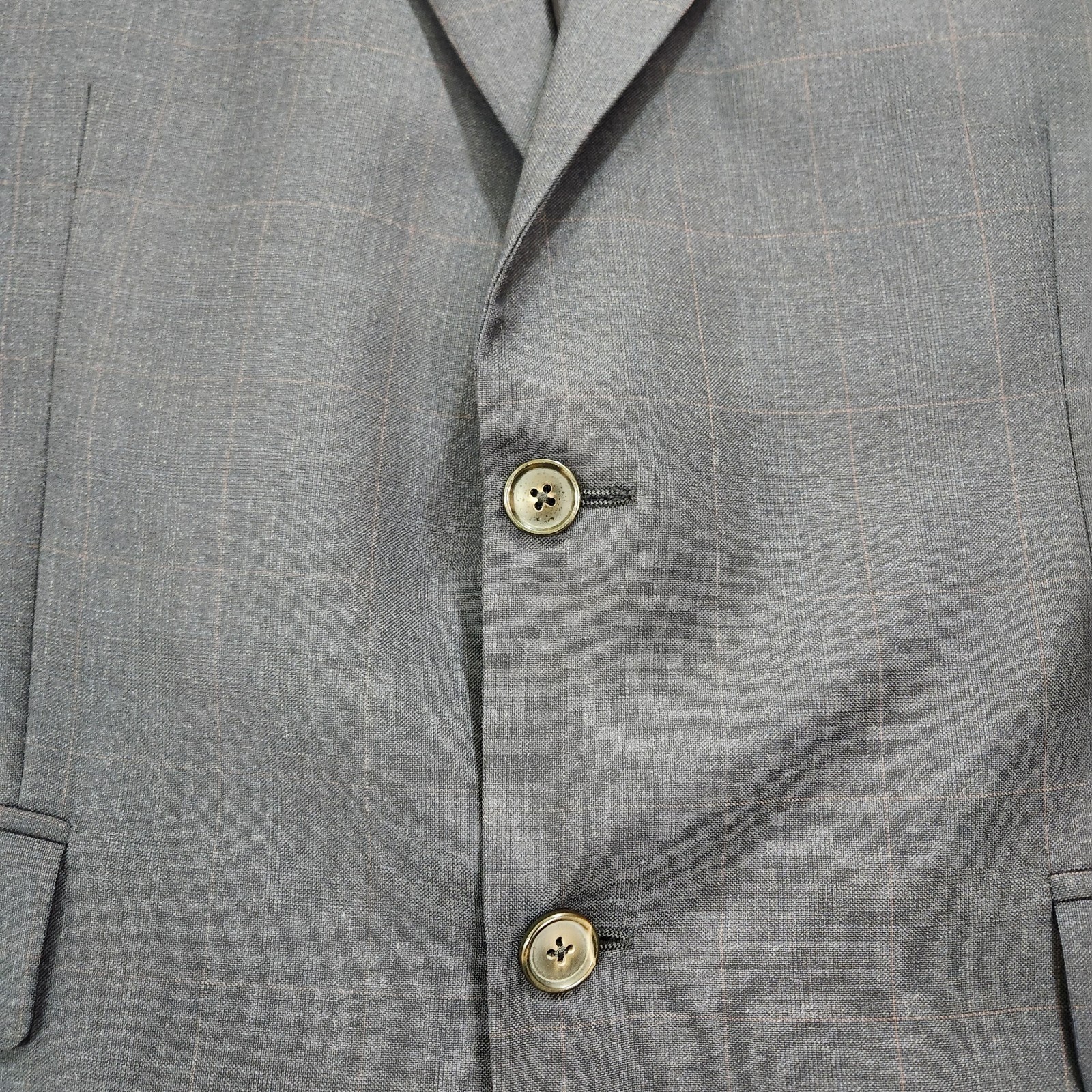 Brooks Brothers 1818 Sport Coat Mens 43R Blue Drago Lanificio In Biella Italy
