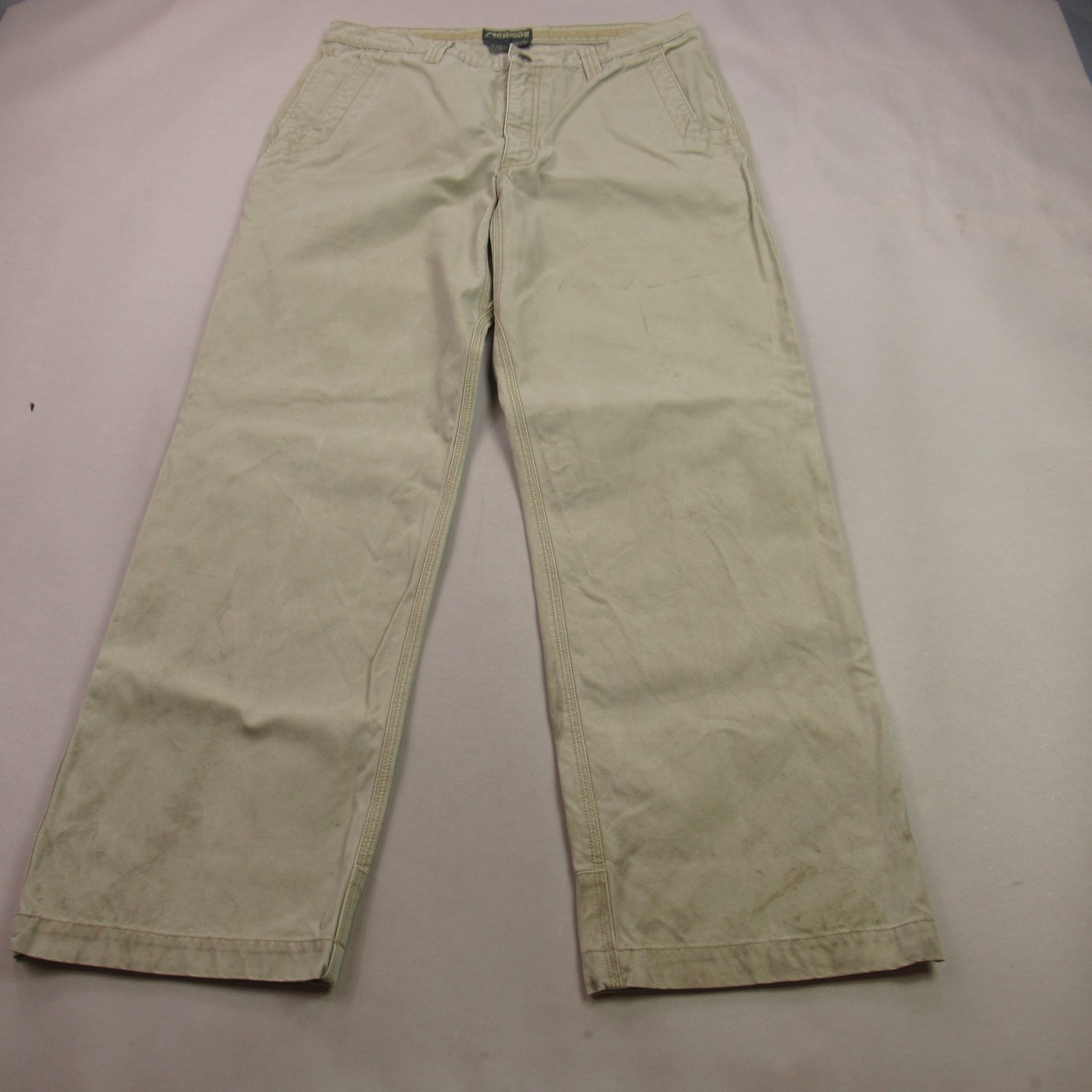 Mountain Khakis Men’s Original Mountain Pant Khaki Beige Size 38×32 100% Cotton