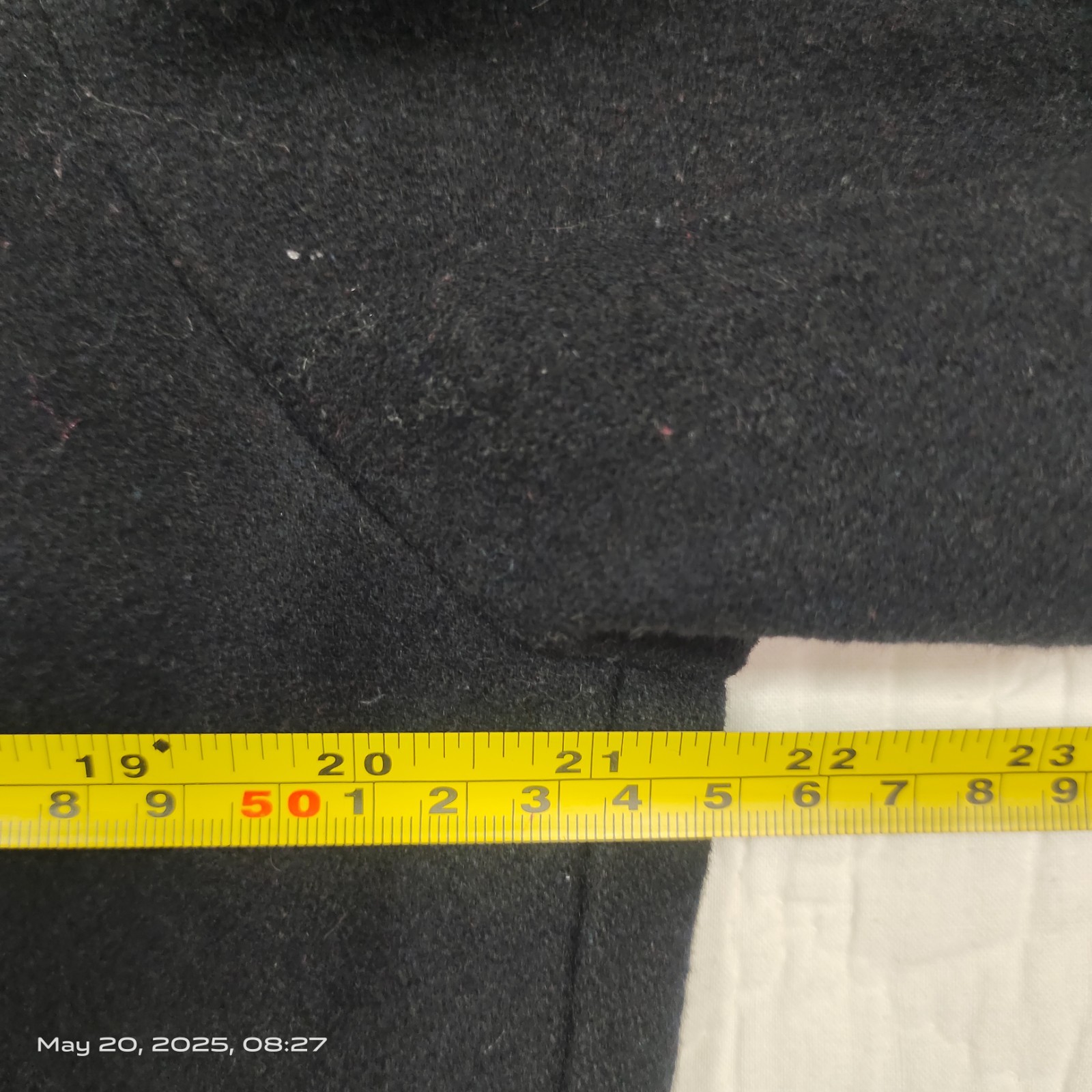 Peacocks Grey Men’s Wool Blend Overcoat Jacket Faux Fur Collar Size Medium