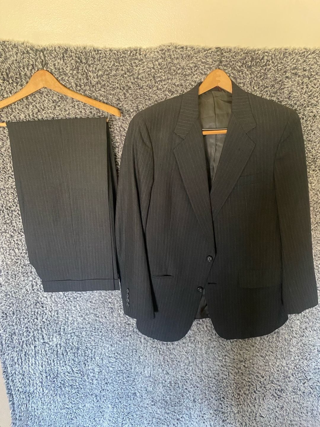 Hart Schaffner Marx Vintage Pinstripe Two-Piece Suit