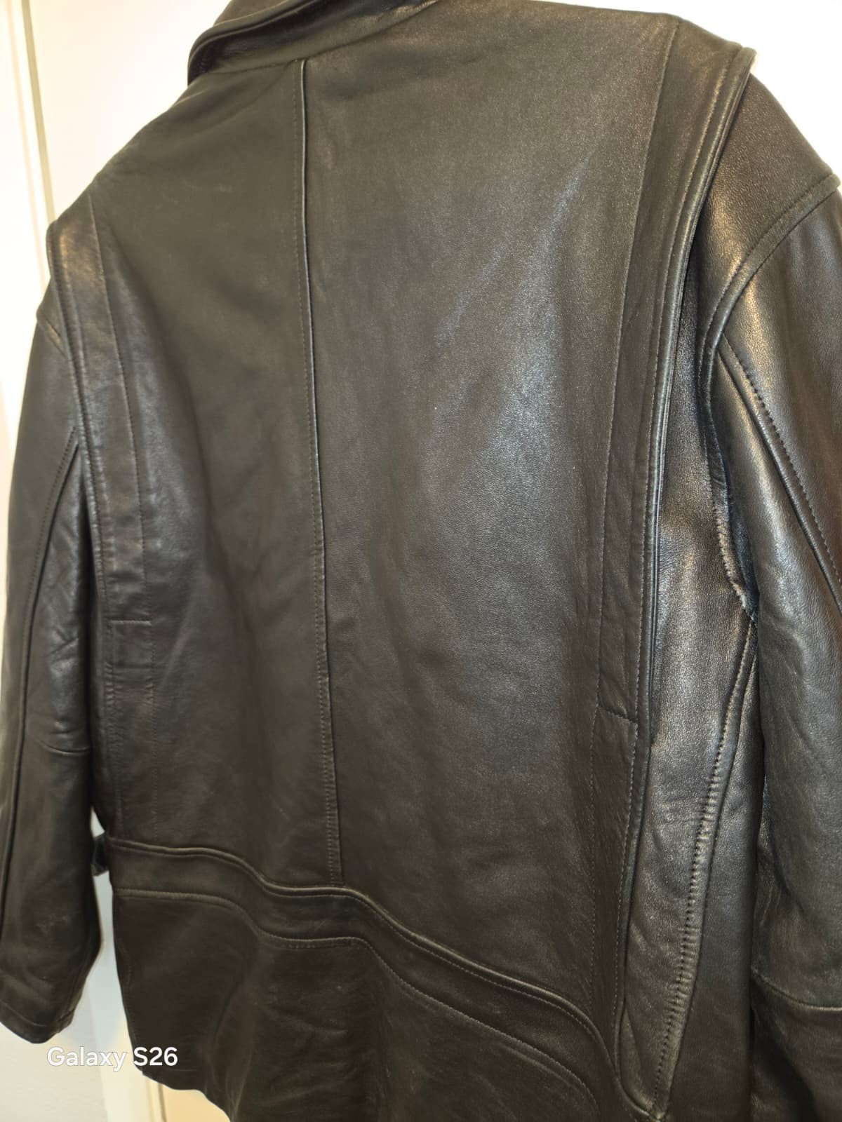 Weatherproof Men Genuine Leather Jacket Size M