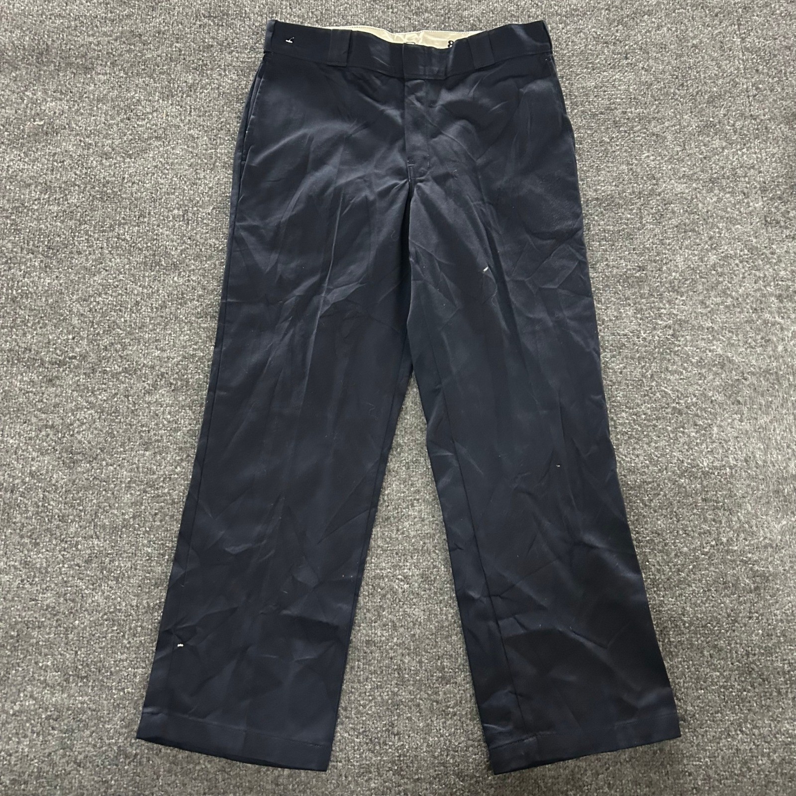 Dickies Pants Mens Size 34×30 Navy Blue 874 Original Flex Straight Leg Workwear