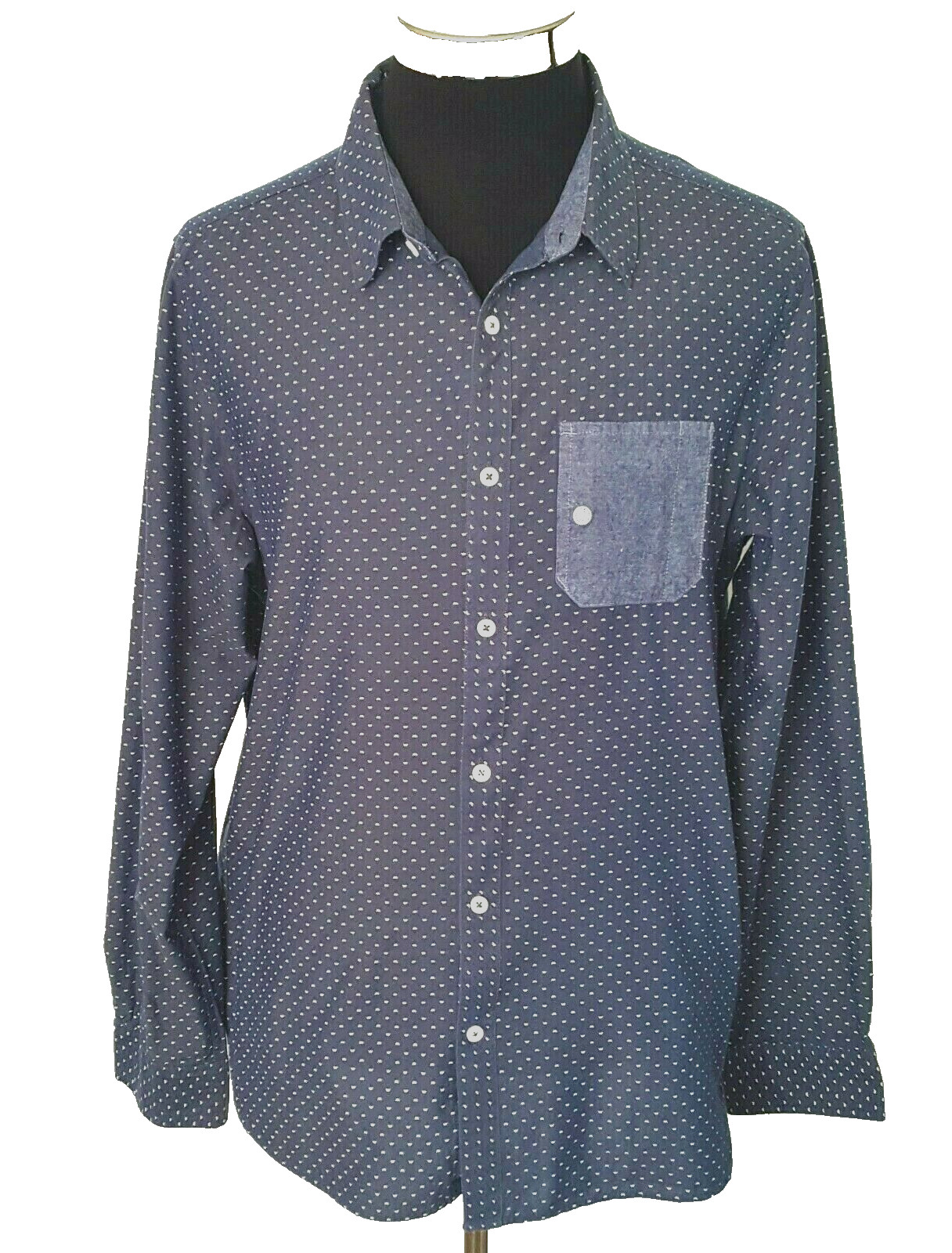 WON by Woolf Originals New York Men’s Fitted Shirt Cotton Button Front