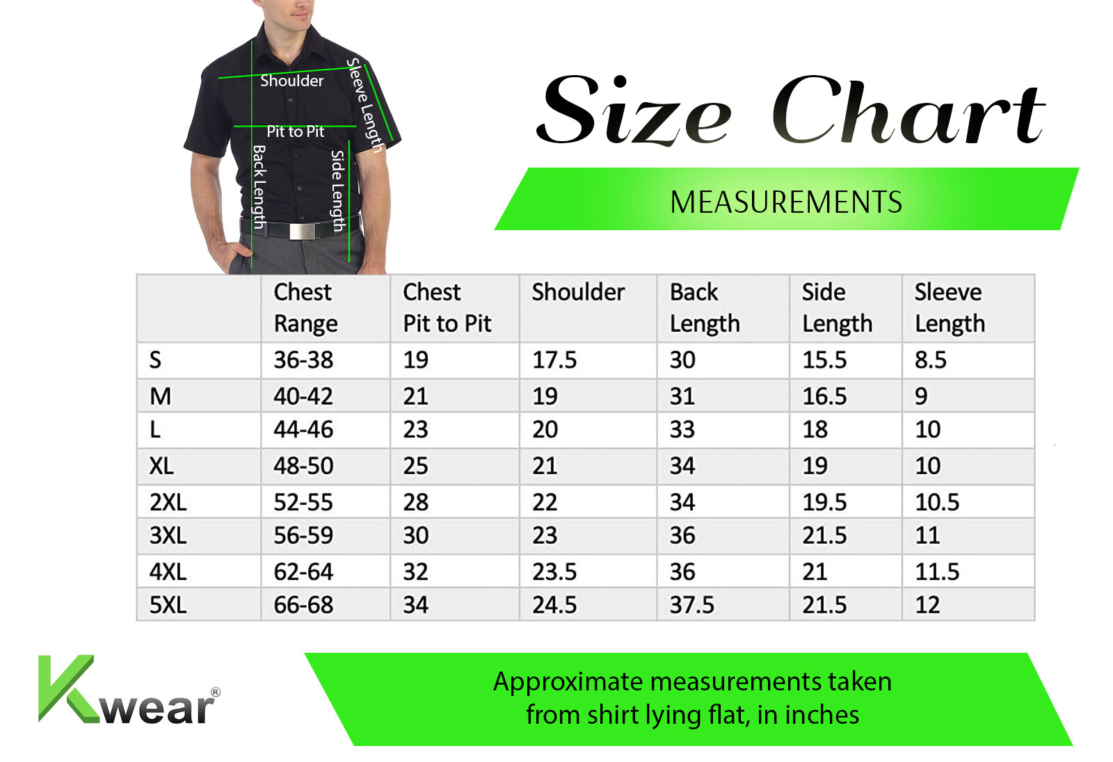 Men’s Solid Color Regular Fit Button Up Premium Short Sleeve Dress Shirt