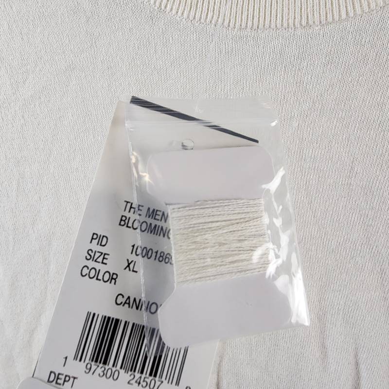 The Men’s Store at Bloomingdale’s Cashmere Blend Sweater Tee XL Cannoli Pullover