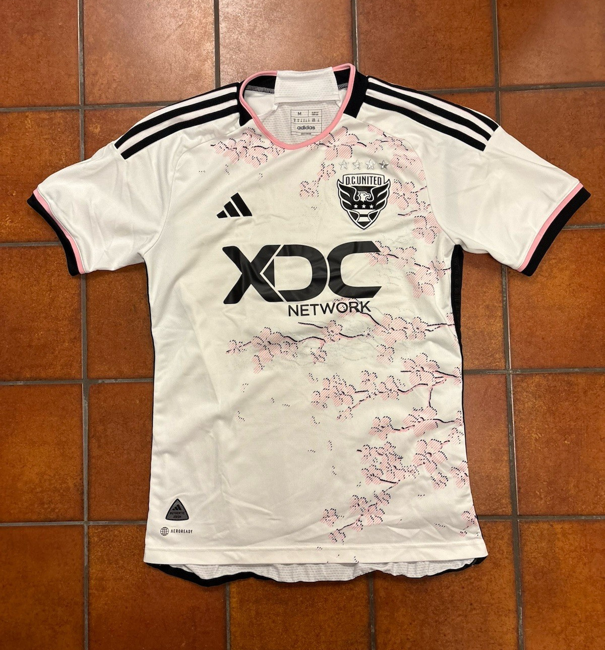 Adidas DC United 2023 Cherry Blossom Authentic Jersey Size M