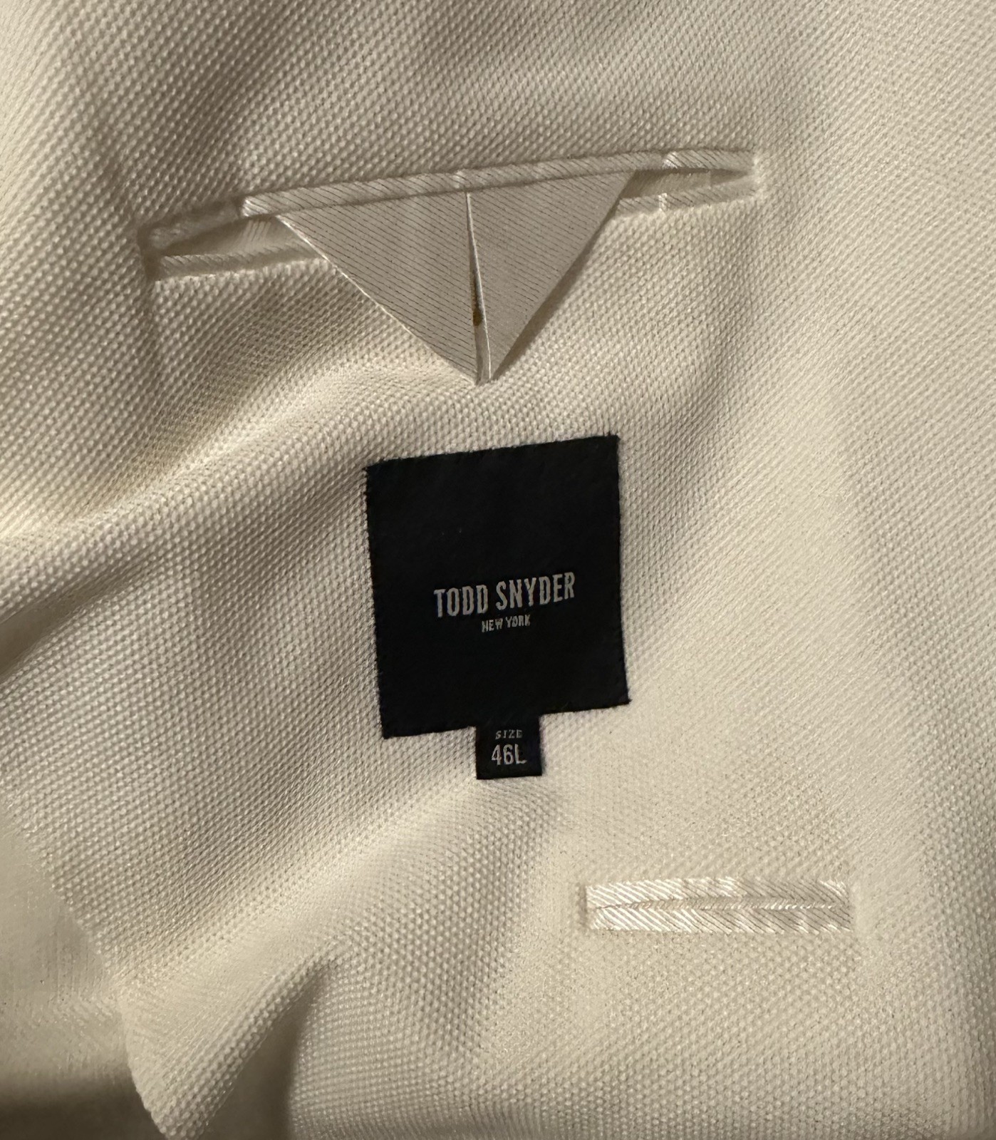 Todd Snyder Italian Knit Sport Coat in Birch – Size 46L