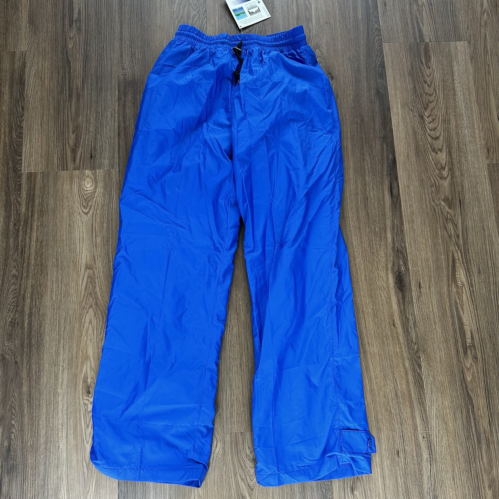 Cabelas Ultrex Waterproof Pants Mens Small Blue 100% Nylon Windproof Outdoor NWT