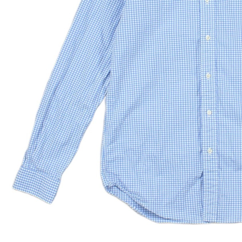 Ralph Lauren Check Shirt Mens Size S Blue Button Up Classic