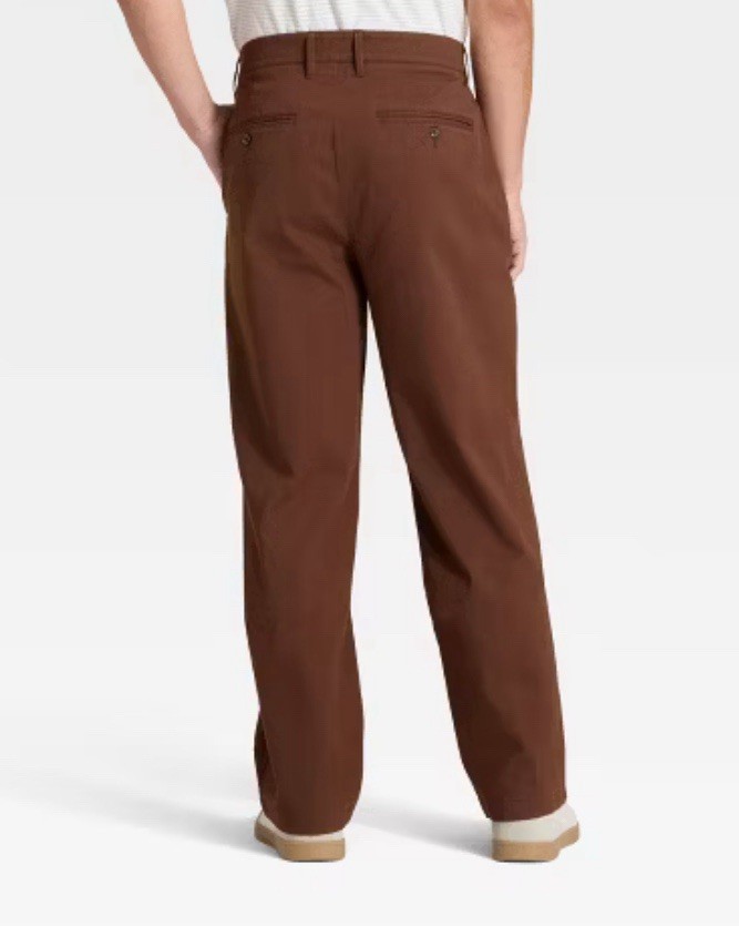 Mutual Weave Men 32×32 The Standard Chino Below Waist Slim Fit Tapered Pumpkin