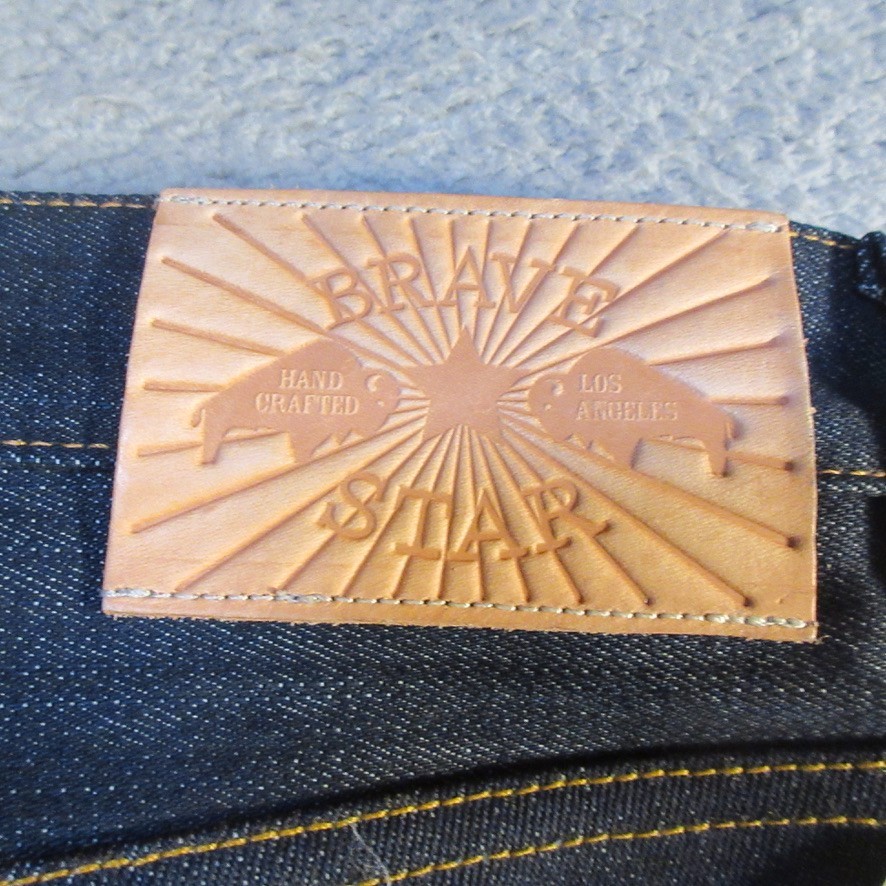 Brave Star Jeans 30 Mens 17oz Extra Rigid Japanese Selvage Denim NWT