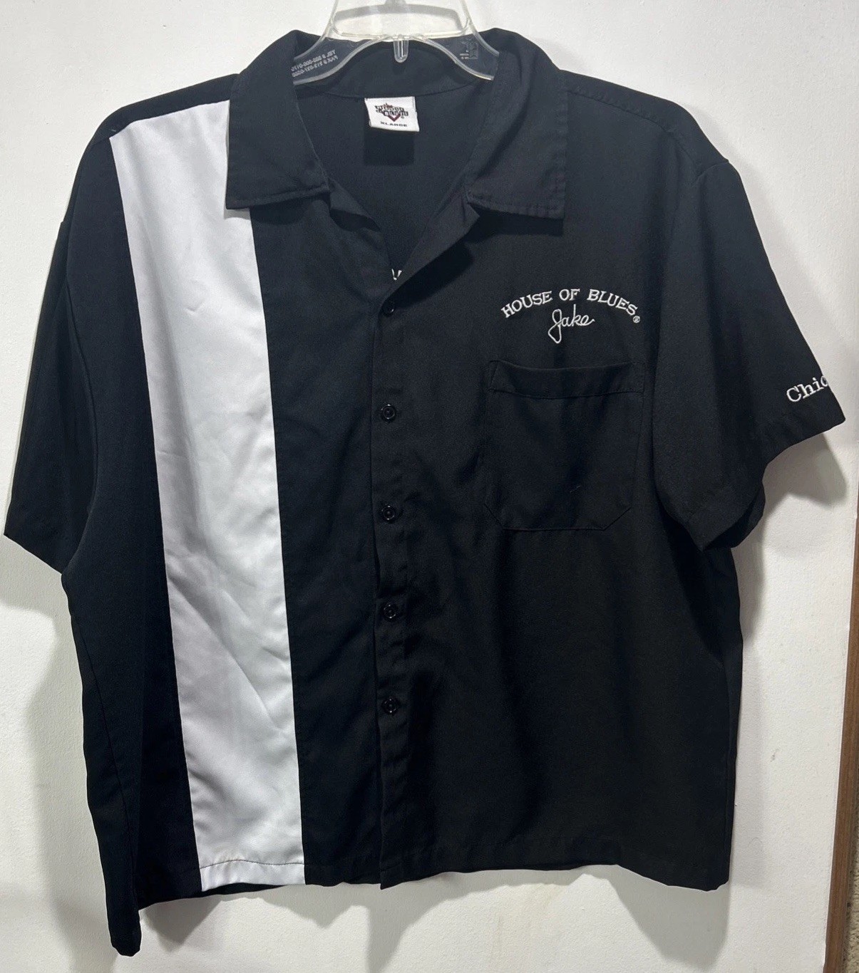 House Of Blues Chicago Shirt Blues Brothers Men’s XL “Jake” Bowling Camp Retro