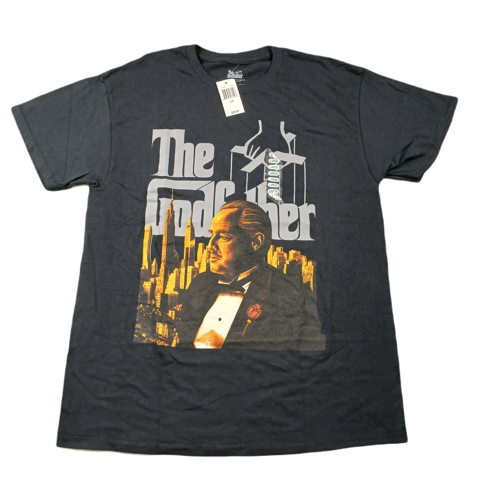 Philcos Tribute Godfather Logo T-shirt Mens Large Black Vito Nyc 50th NEW
