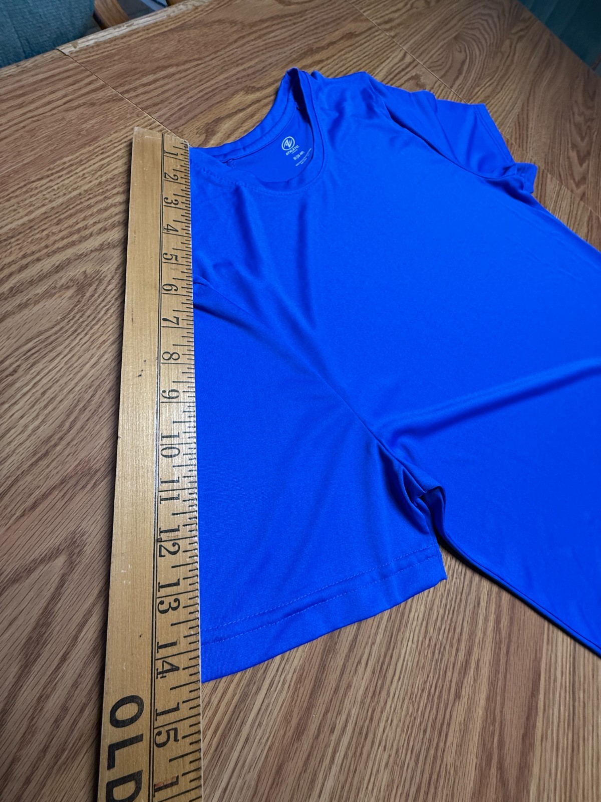 Athletic Works Men’s DriWorks Performance T Shirt Royal Blue Size Medium