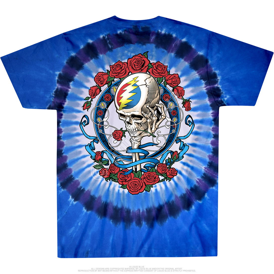 GRATEFUL DEAD-VINTAGE BERTHA-2 Sd TIE DYE T-SHIRT S,M,L,XL,2X-3X,4X,5X,6X Garcia