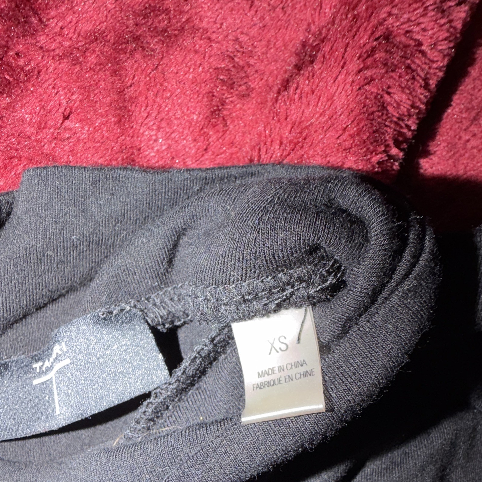 Tahari Men’s Black Solid Knit Crewneck Short Sleeve T-Shirt Regular Size XS