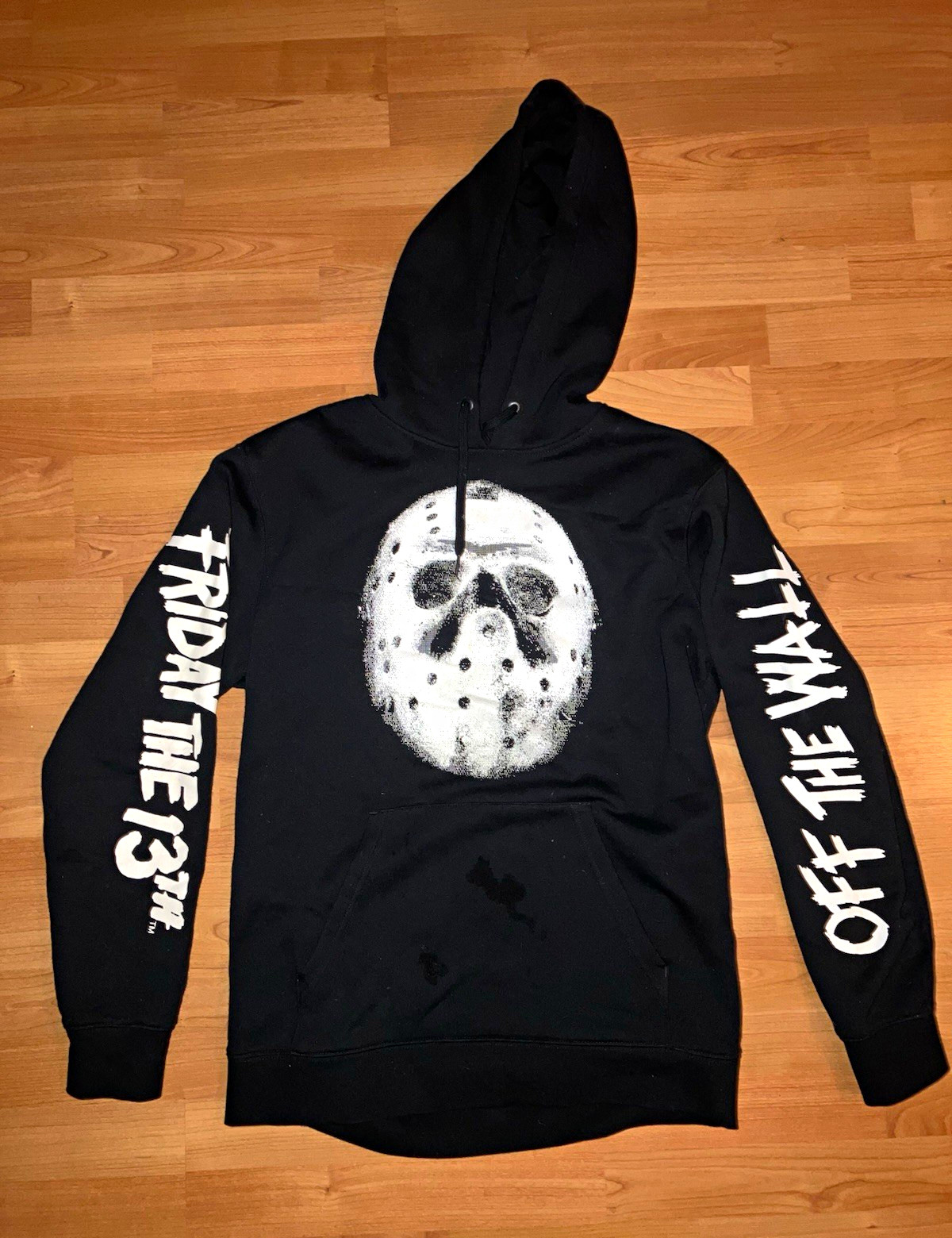 VANS x Friday the 13th Jason Voorhees Graphic Pullover Hoodie Black M