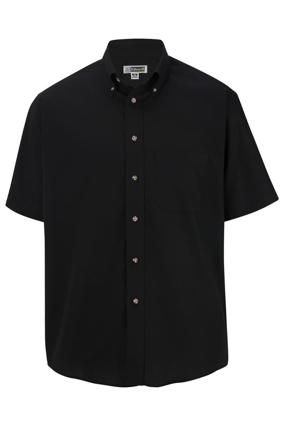 Edwards Garments Men’s Easy Care Short Sleeve Poplin Tall Shirt – 1230