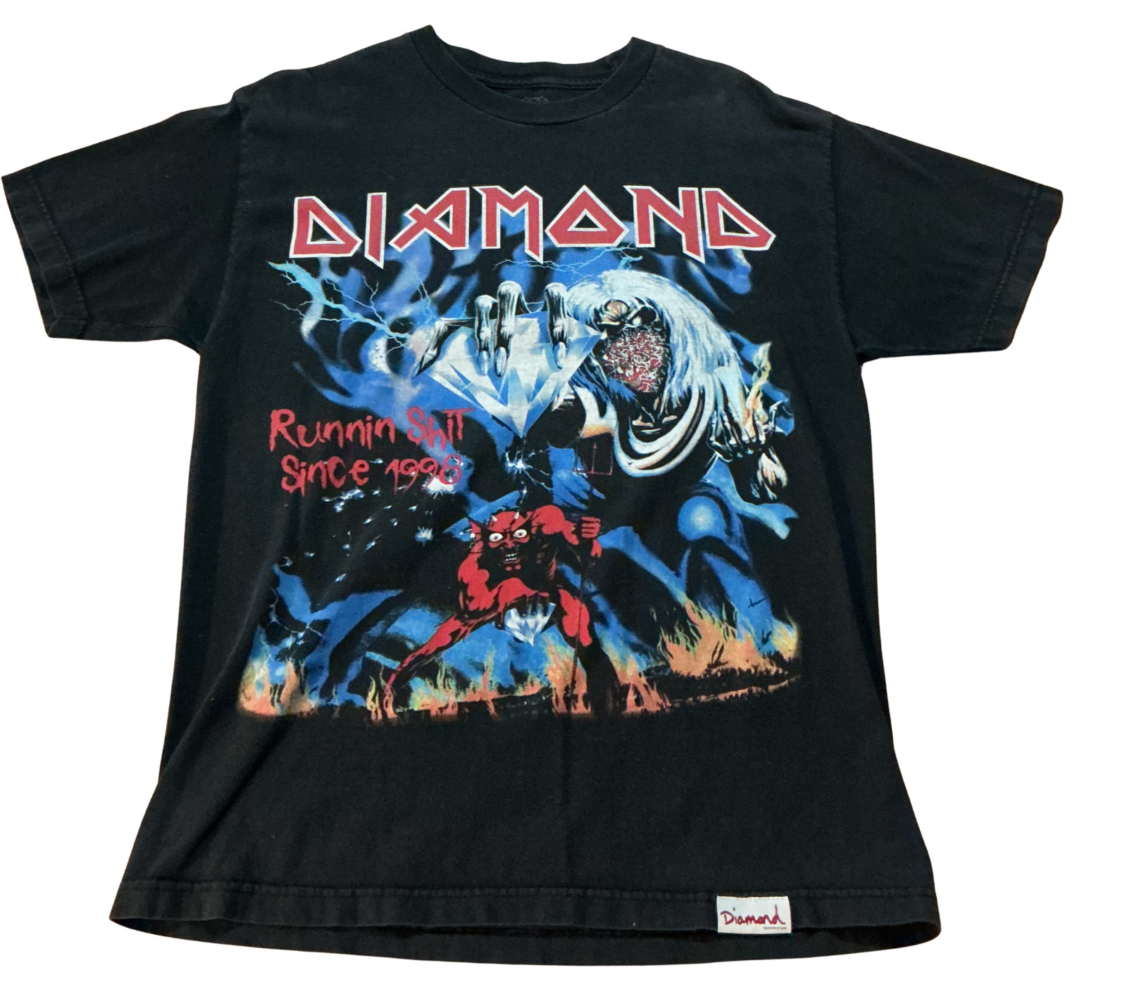 Diamond Supply Co x Iron Maiden Shirt 2006 Large