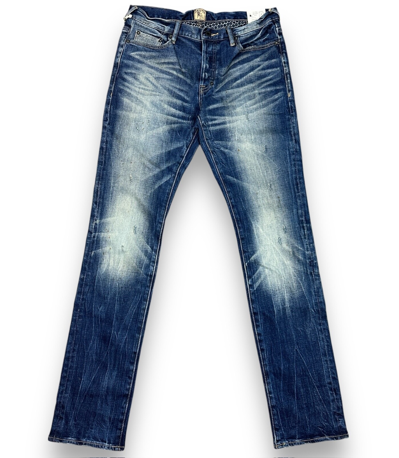 PRPS Gremlin Ultra Skinny Fit Low Rise Jeans Size 31×33.5 2015 Blue E71P46G