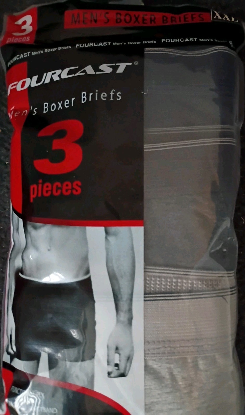 6PK Comfort Flex/ Tag Free Mens Boxer Briefs Assorted Underwear Size XXL 46-48