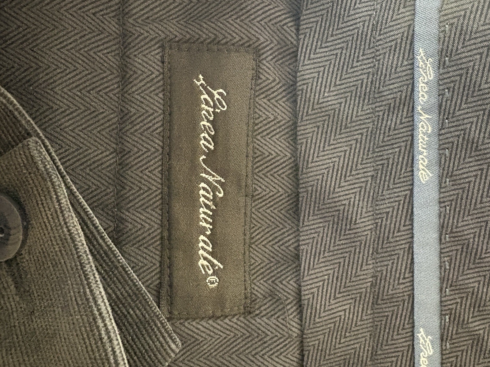 Linea Naturale Men’s Grey Corduory Pants