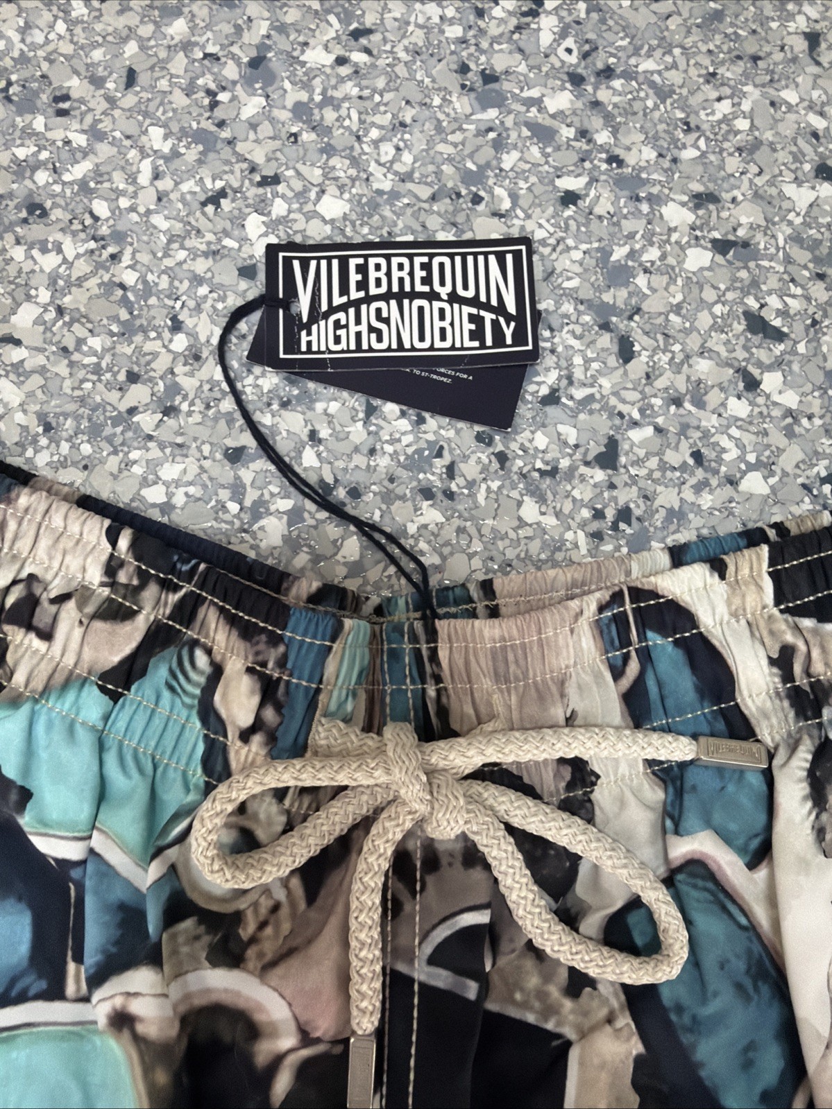 NWT 100% AUTHENTIC VILEBREQUIN Swim Trunks OKOA – XL – BLUE – MEN – EXTRA LARGE
