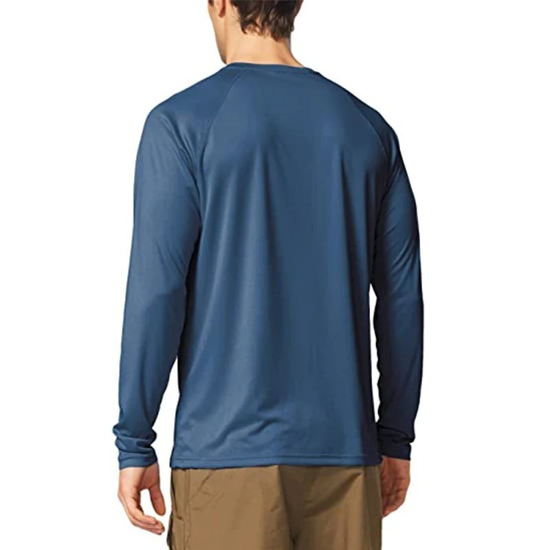 Men’s UPF 50+ UV Protection Long Sleeve T-Shirt Sun Block Casual Fishing Shirts
