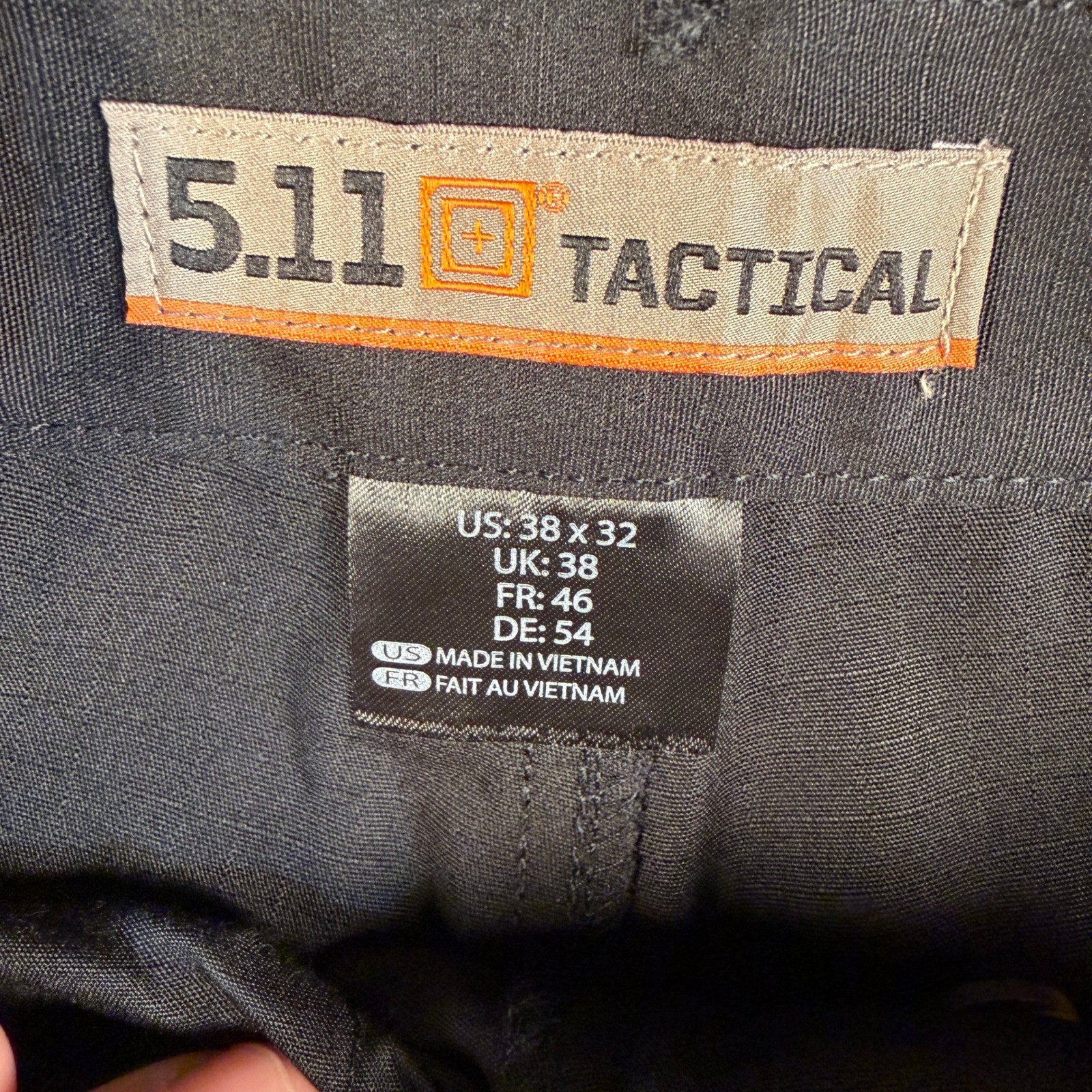 5.11 Tactical Taclite Pro Pants Mens 38×32 Black Relaxed Fit Cargo 74273 NWT